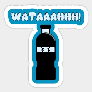 Ninja Water Sticker